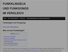 Tablet Screenshot of funkklingeln.com
